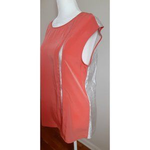 Orange/Silver Blouse by Sachin +Babi, Size 10